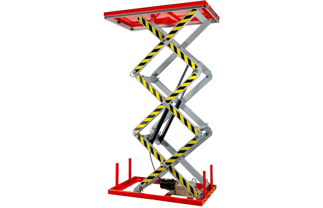 Elektrohydraulisk sakseløftebord 6000 mm 2000 kg 3x400V MW Værktøj