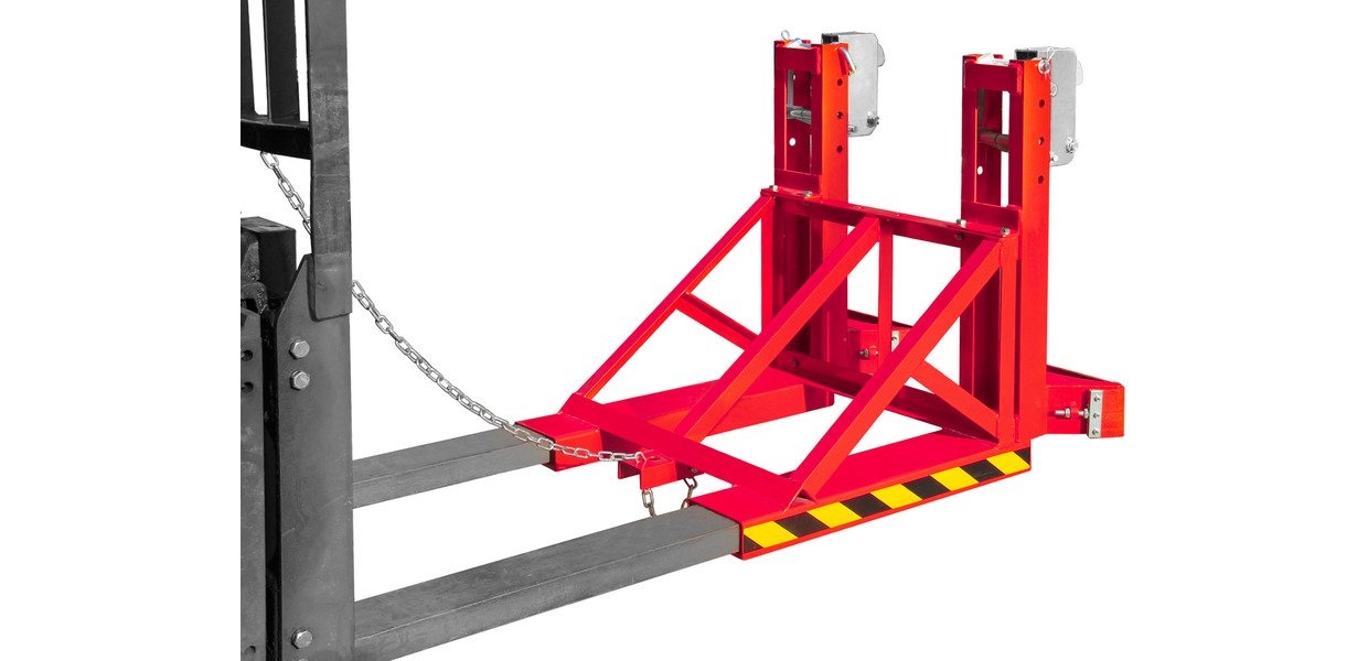 Tromlegriber gaffeltruck 2 tromler 2x500 kg MW Tools