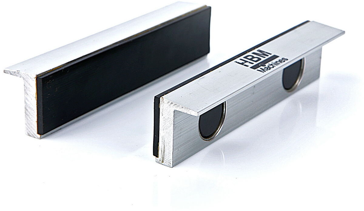 HBM Aluminium Vedlegg Kjever med Gummi