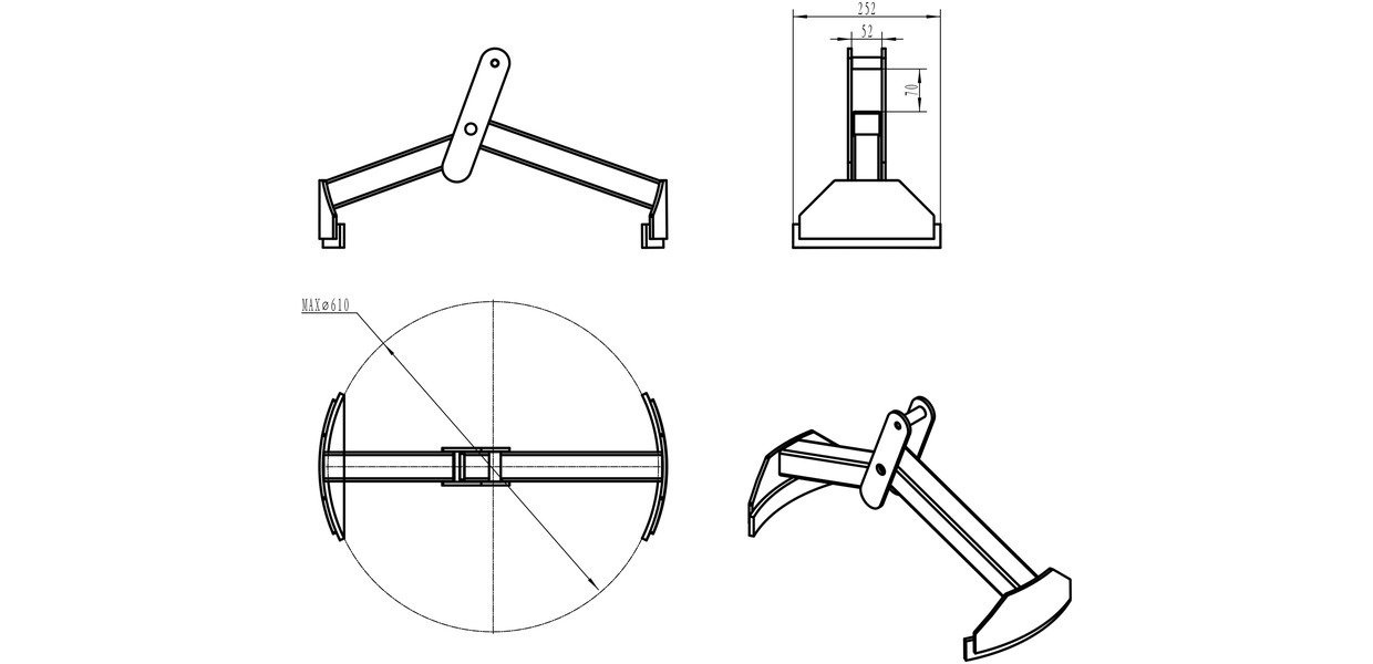 Vatenklem 350 kg vaten tot 220 liter MW Tools Vatenklem 350 kg vaten tot 220 liter MW Tools
