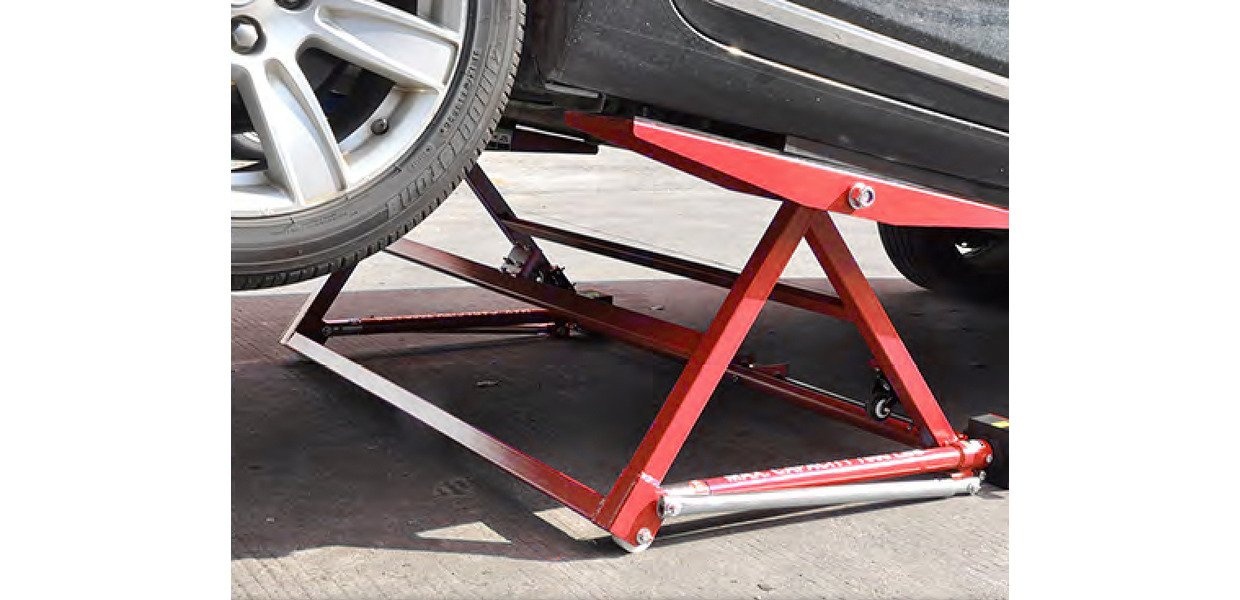 Mobiele mechanische autolift 3 T 570 mm MW Tools