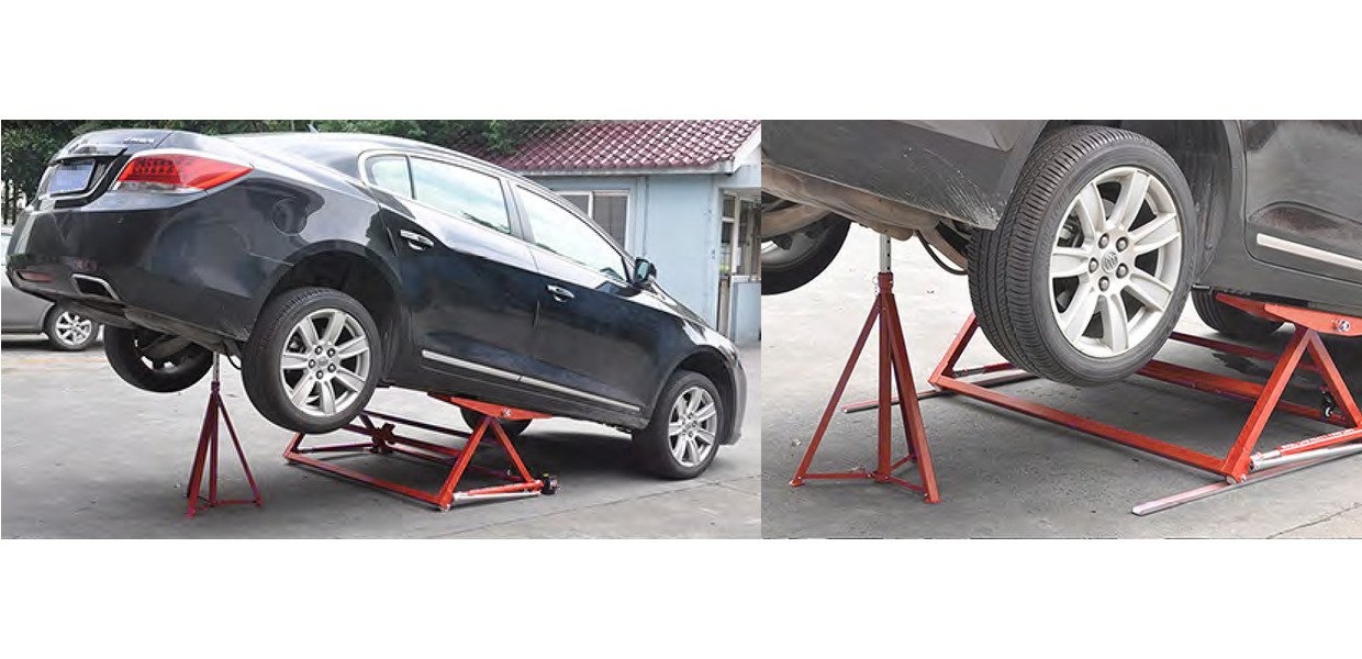 Mobiele mechanische autolift 3 T 570 mm MW Tools