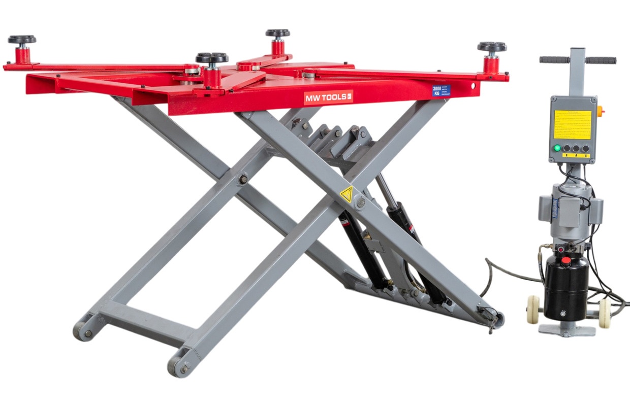 Mobiele mechanische autolift 3 T 570 mm MW Tools