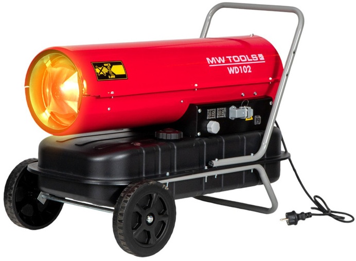 Indirecte dieselheater 30 kW - Met rookgasafvoer - Tot 1740 m³ MW Tools Indirecte dieselheater 30 kW - Met rookgasafvoer - Tot 1740 m³ MW Tools