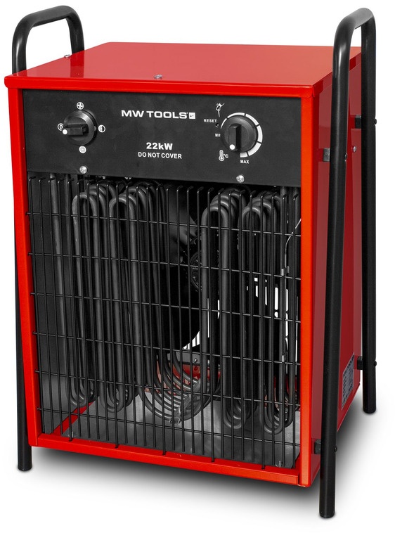 Industriële elektrische warmeluchtblazer 30 kW - 3x400 V - Tot 1300 m³ MW Tools