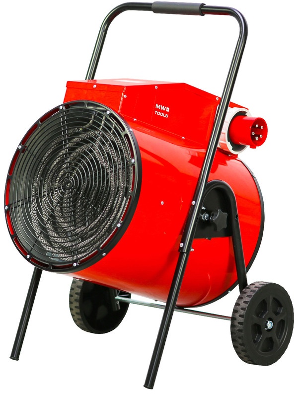 Industriële elektrische warmeluchtblazer 30 kW - 3x400 V - Tot 1300 m³ MW Tools
