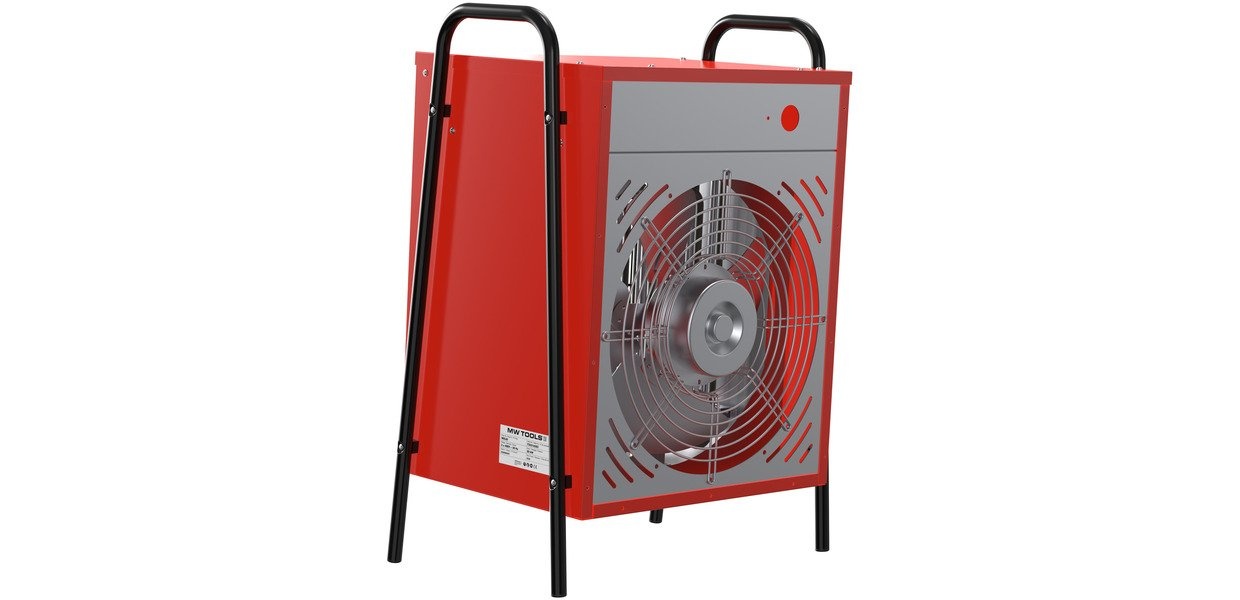 Industriële elektrische warmeluchtblazer 30 kW - 3x400 V - Tot 1300 m³ MW Tools