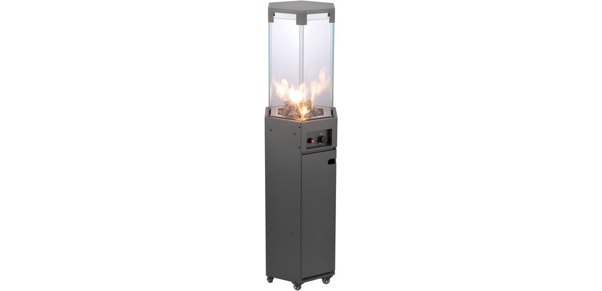 Infrarood terras heater 8.0kW hexagonaal - Antraciet MW Tools Infrarood terras heater 8.0kW hexagonaal - Antraciet MW Tools