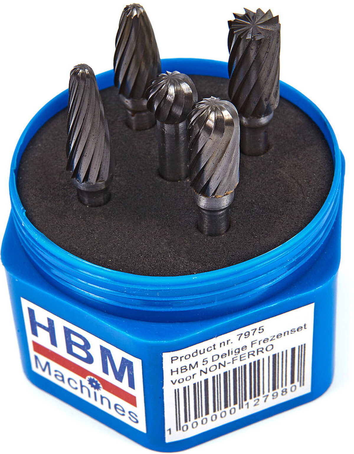  HBM 5-osainen umpikovametalli Widia-jyrsintäsarja NON-FERRO:lle