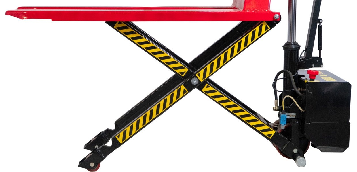 Elektrische palletwagen hoogheffer 1,5 T hoogte 800 mm accu 80Ah  MW Tools