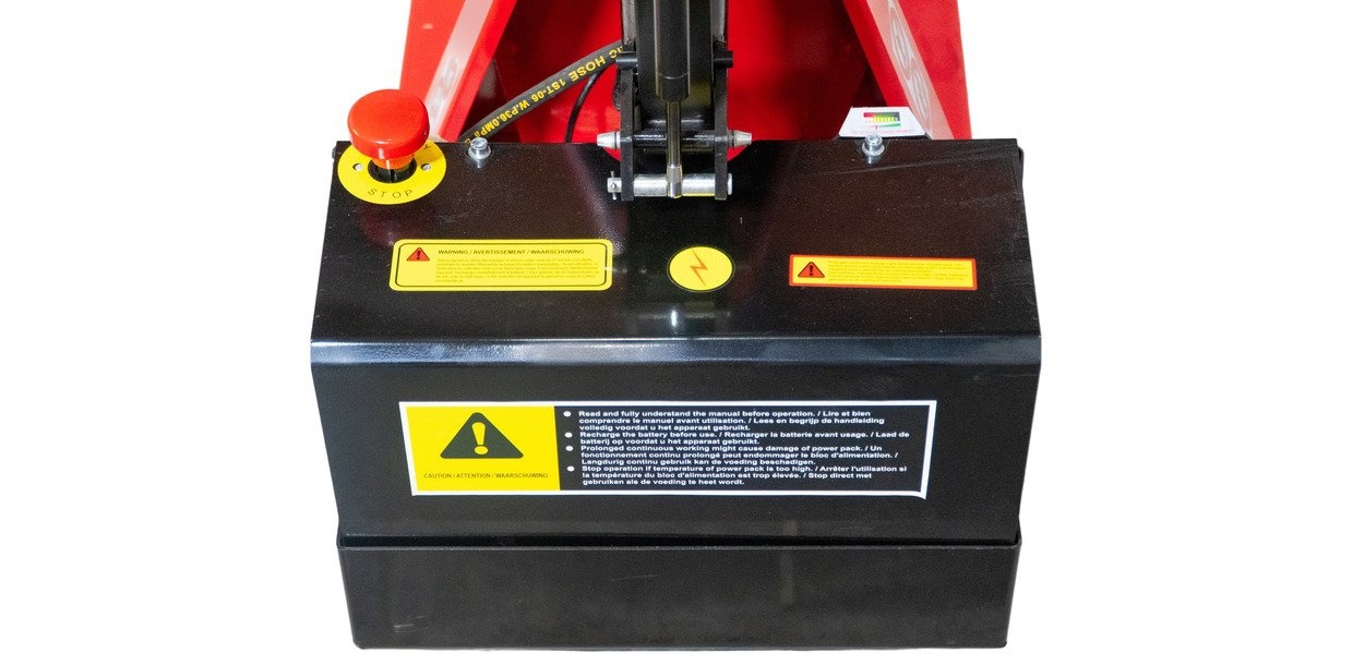 Elektrische palletwagen hoogheffer 1,5 T hoogte 800 mm accu 80Ah  MW Tools