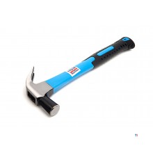 HBM 500 gram claw hammer with anti-slip fiberglass handle