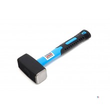 HBM 1000 Gramm Fäustel mit Griff aus rutschfestem Fiberglas und Hammerkopf aus Stahl