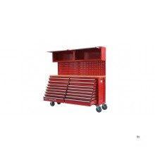 Gereedschapswagen MEGA type 16 lades met topbox MW Tools