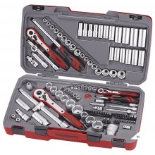Kombisæt 1/4"-3/8"-1/2" 111 dele Teng Tools