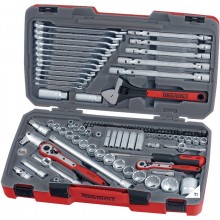 Kombisæt 1/4"-3/8"-1/2" 106 dele Teng Tools