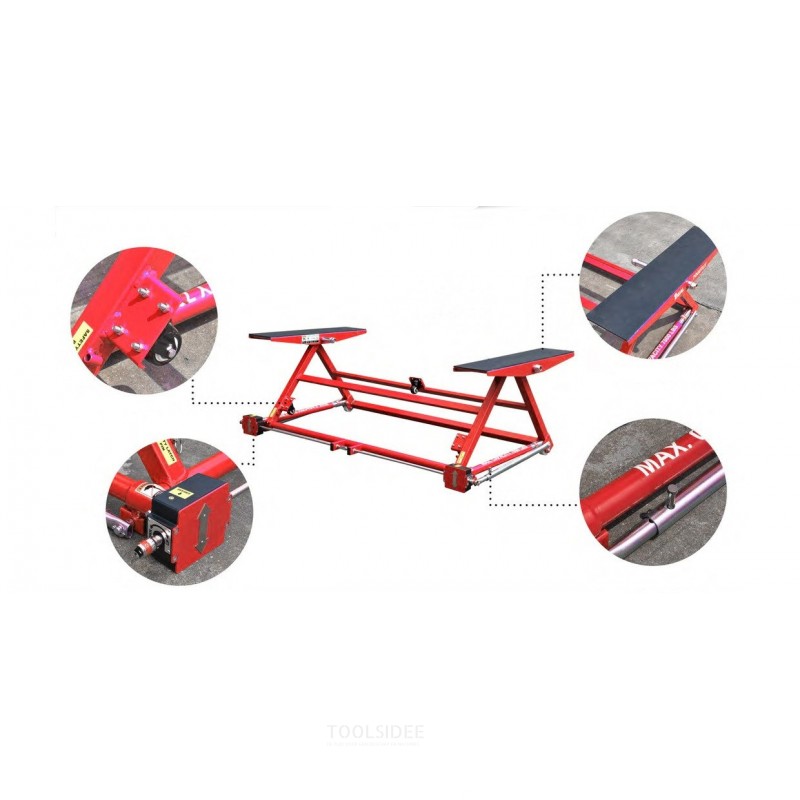 Mobiele mechanische autolift 3 T 570 mm MW Tools Mobiele mechanische autolift 3 T 570 mm MW Tools