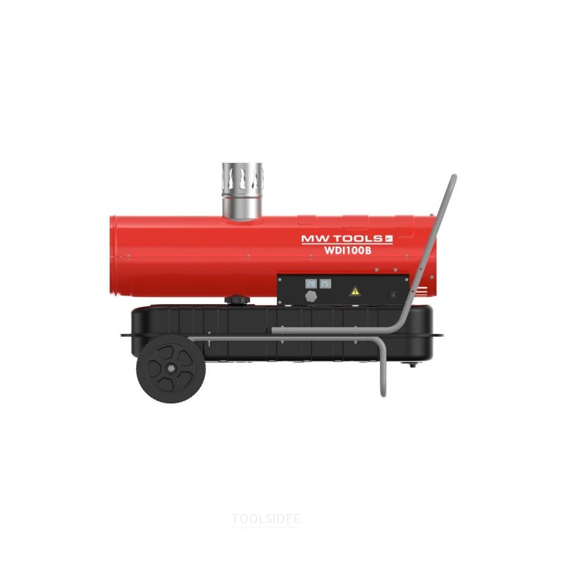Indirecte dieselheater 30 kW - Met rookgasafvoer - Tot 1740 m³ MW Tools
