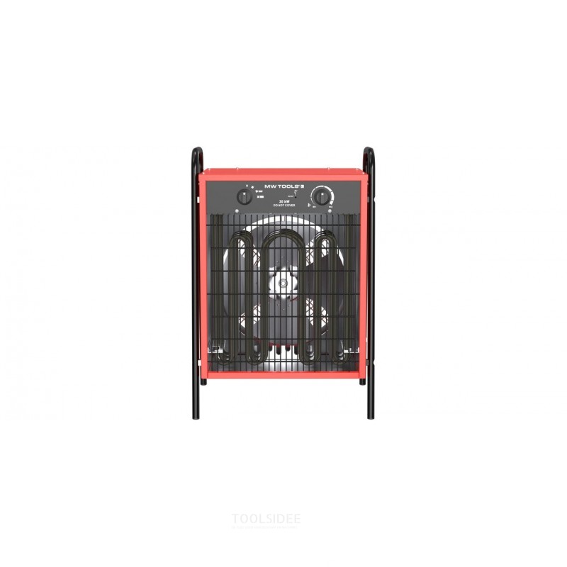 Industriële elektrische warmeluchtblazer 30 kW - 3x400 V - Tot 1300 m³ MW Tools Industriële elektrische warmeluchtblazer 30 kW - 3x400 V - Tot 1300 m³ MW Tools