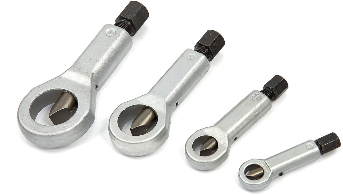 HBM 5-piece nut splitter set 9 - 36 mm. HBM 5-piece nut splitter set 9 - 36 mm.