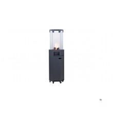 Infrarood terras heater 8.0kW hexagonaal - Antraciet  MW Tools