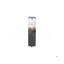 Infrarood terras heater 8.0kW hexagonaal - Antraciet  MW Tools