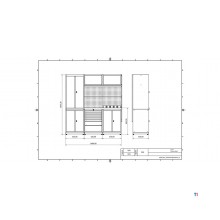 Industriële werkbank 1860 mm PRACO M T01- Massief beukenhouten werkblad - Laden, kast en LED-verlichting MW Tools Industriële werkbank 1860 mm PRACO M T01- Massief beukenhouten werkblad - Laden, kast en LED-verlichting MW Tools