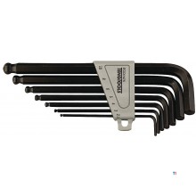 Allensleutelset bolkop 7dlg 1/8" tot 3/8" Teng Tools