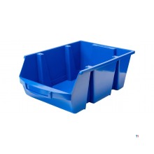 8 opbergbakjes blauw 455x300x175 mm MW Tools