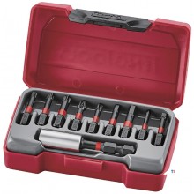 10-delige Impact bitset Rob, HEX, GR, PZ, TX Teng Tools