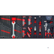 Gereedschapsset 514dlg in wagen GWB616ST MW Tools