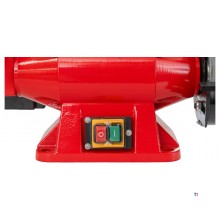 Nat- en droogslijpmachine slijpsteen ø 150 mm 2950 tpm witte slijpsteen ø 200 mm 134 tpm 520 W 230V MW-Tech