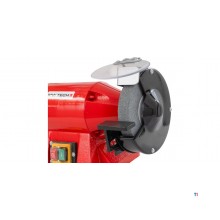 Nat- en droogslijpmachine slijpsteen ø 150 mm 2950 tpm witte slijpsteen ø 200 mm 134 tpm 520 W 230V MW-Tech