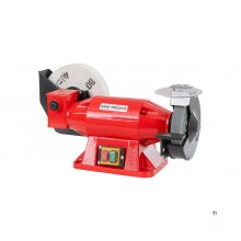 Nat- en droogslijpmachine slijpsteen ø 150 mm 2950 tpm witte slijpsteen ø 200 mm 134 tpm 520 W 230V MW-Tech
