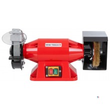 Combinatie slijpmachine met borstel dia. 150 mm 2950 tpm 520 W 230V asgat 32 mm inclusief slijpsteen en borstel MW-Tech