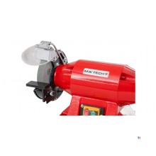 Combinatie slijpmachine met borstel dia. 150 mm 2950 tpm 520 W 230V asgat 32 mm inclusief slijpsteen en borstel MW-Tech