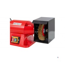 Combinatie slijpmachine met borstel dia. 150 mm 2950 tpm 520 W 230V asgat 32 mm inclusief slijpsteen en borstel MW-Tech