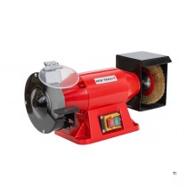 Combinatie slijpmachine met borstel dia. 150 mm 2950 tpm 520 W 230V asgat 32 mm inclusief slijpsteen en borstel MW-Tech