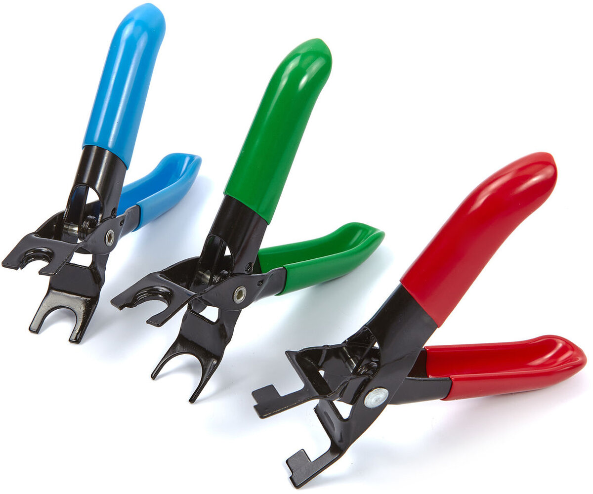 HBM 3-piece fuel line pliers set