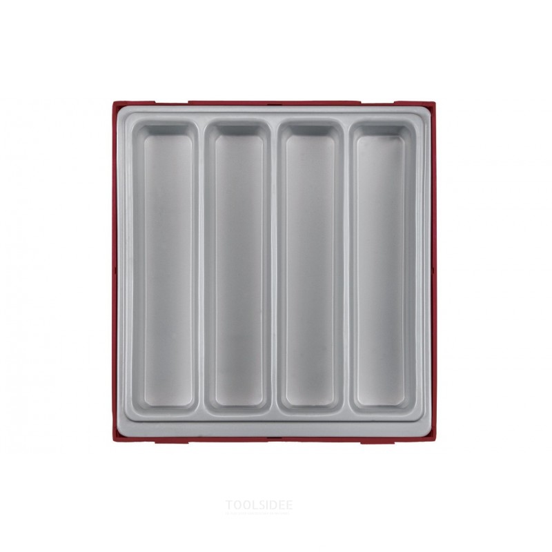 Lege TT2 tray met 4-vak verdeling Teng Tools