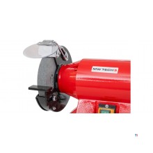 Dubbele slijpmachine dia. 200 mm 2950 tpm 900 W 230V asgat 32 mm inclusief twee slijpstenen MW-Tech