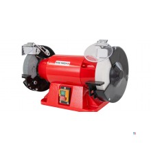 Dubbele slijpmachine dia. 200 mm 2950 tpm 900 W 230V asgat 32 mm inclusief twee slijpstenen MW-Tech