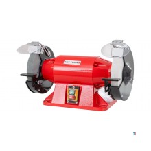Dubbele slijpmachine dia. 200 mm 2950 tpm 900 W 230V asgat 32 mm inclusief twee slijpstenen MW-Tech