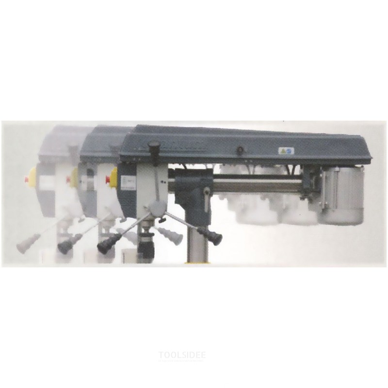 Radiaalboormachine staand model boren tot ø 16 mm MK2 750W 230V uitlading 115-430 mm Optidrill