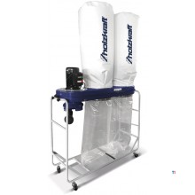 Professionele afzuiginstallatie hout 4300m³/h 3,8 kW 400V met 180° kantelbare aanzuigmond en motor Holzkraft