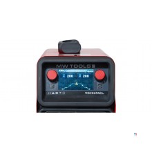 AC/DC TIG lasinverter 200 A voor het lassen in TIG AC, DC, PULSE TIG, en elektrode MMA. MW Tools AC/DC TIG lasinverter 200 A voor het lassen in TIG AC, DC, PULSE TIG, en elektrode MMA. MW Tools