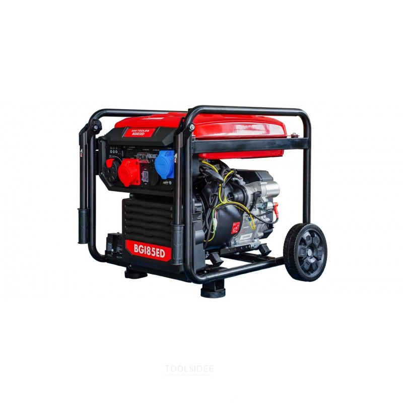 Benzin invertergenerator 8,5 kW 3x400 + 230 V stik elektrisk start MW Værktøj Benzin invertergenerator 8,5 kW 3x400 + 230 V stik elektrisk start MW Værktøj