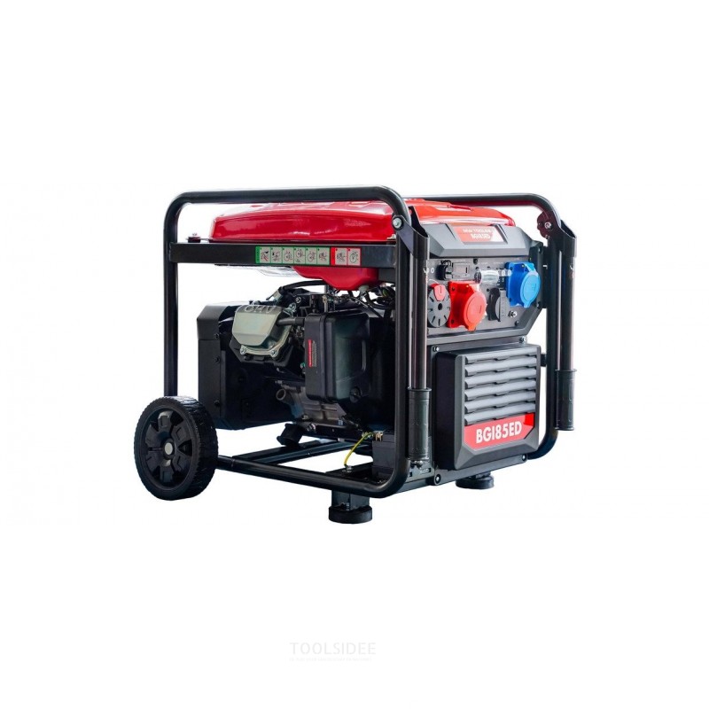 Benzin invertergenerator 8,5 kW 3x400 + 230 V stik elektrisk start MW Værktøj Benzin invertergenerator 8,5 kW 3x400 + 230 V stik elektrisk start MW Værktøj