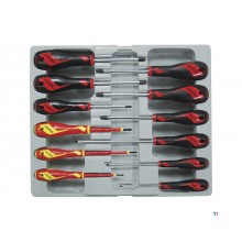Schroevendraaierset mix reg/1000V 12 dlg Teng Tools