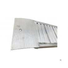 Sæt med faste aluminiumsramper 1700 kg 2496 x 310 mm brugbar bredde 250 mm MW Tools